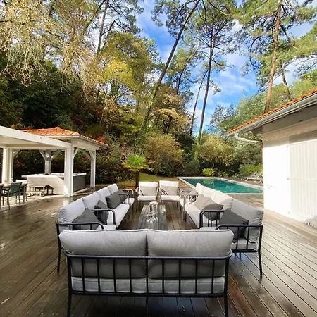 Spacieuse Avec Jacuzzi Et Piscine Chauffée à Hossegor - Fr-1-413-261 Soorts-Hossegor