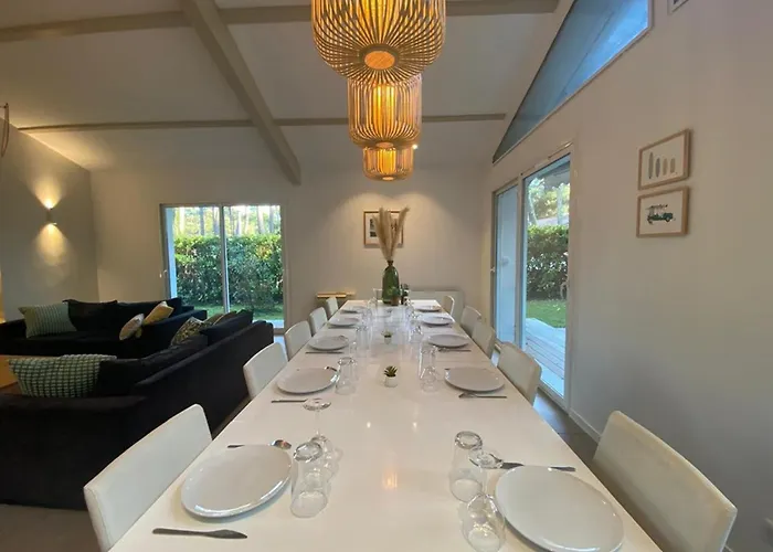 Villa Spacieuse Avec Jacuzzi Et Piscine Chauffée à Hossegor - Fr-1-413-261 Soorts-Hossegor